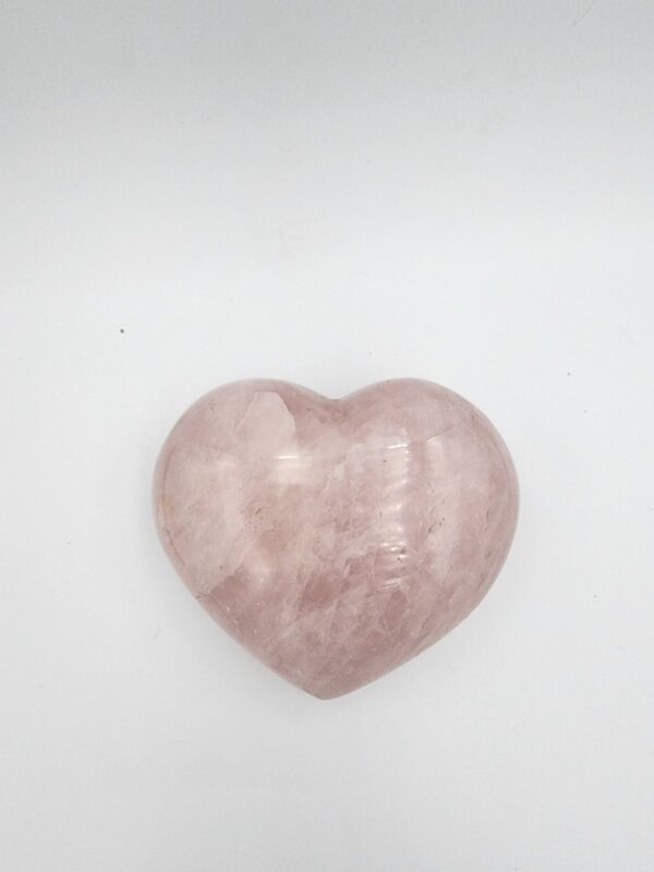 Big Rose Quartz Heart